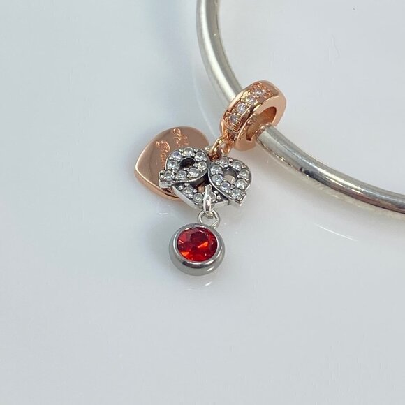 Always Your Princess  & Birthstone Dangle Charm - Picture 5 of 9